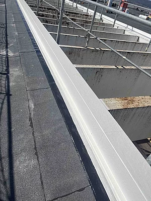 Anwendungsbild Enkolan weiß auf Baustelle