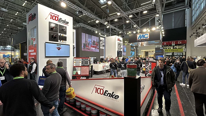 besucherstarker Messestand Enke auf der Bau 2025
