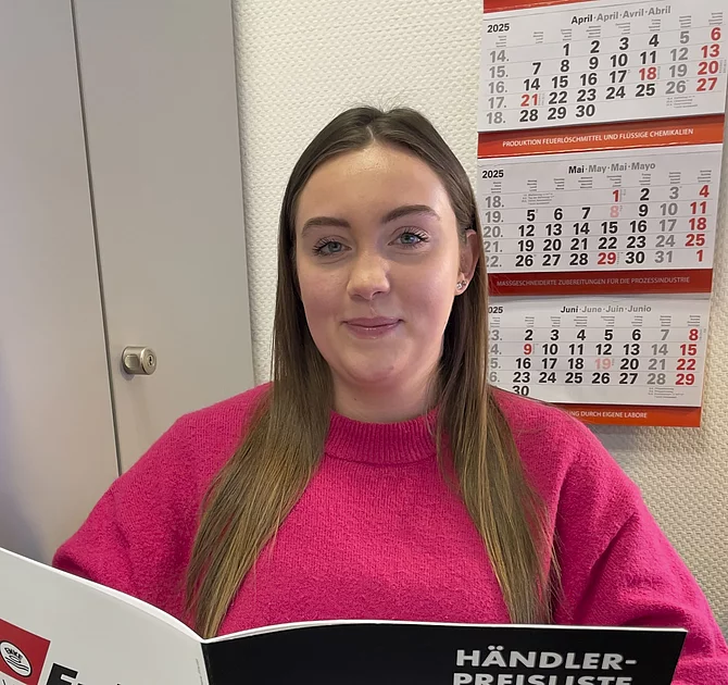 Enke Mitarbeiterin Michelle Hirsch