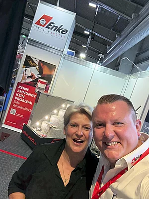 Selfie auf dem Enke Messestand auf der Nordbau