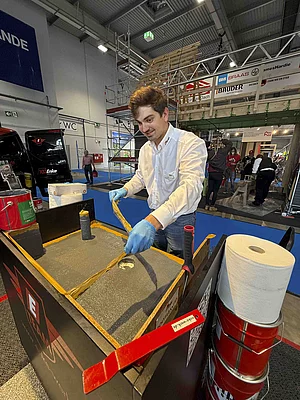 Anwendung auf dem Enke Messestand auf der Nordbau