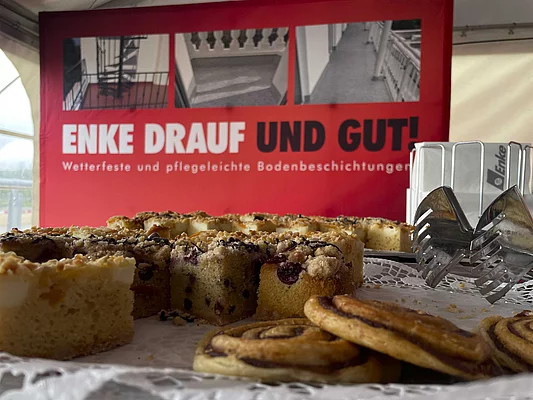 Frühstücksbuffet auf dem 5. Enke Impulscamp am Nürburgring