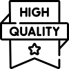 Höchste Qualität & geprüfte Sicherheit Enke-Icon Höchte Qualität in schwarz