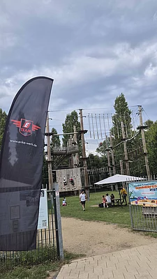 Enke Fahne auf dem Enke Sommerfest 2026
