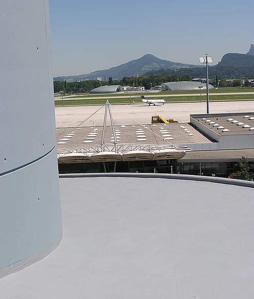 Abbildung Verarbeitung Enkryl auf dem Flughafen Salzburg