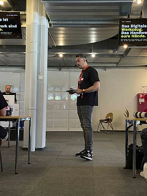 Seminarleiter auf dem 5. Enke Impulscamp am Nürburgring