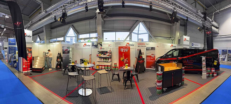 Messestand Enke auf der Nordbau