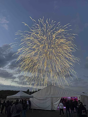 Feuerwerk auf dem 5. Enke Impulscamp am Nürburgring