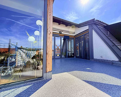 Bearbeitung einer Mini-Terrasse mit Enkolan von Enke