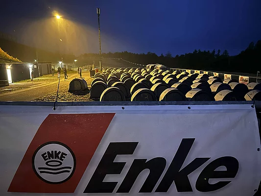 Zeltstadt auf dem 5. Enke Impulscamp am Nürburgring